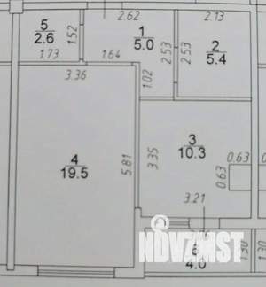 1-к квартира, вторичка, 46м2, 1/9 этаж