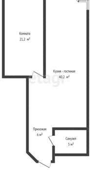 2-к квартира, вторичка, 72м2, 2/7 этаж