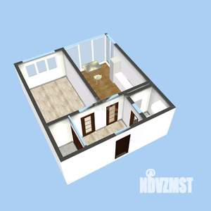 1-к квартира, вторичка, 50м2, 2/8 этаж