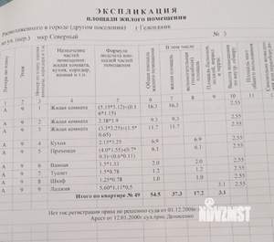 3-к квартира, вторичка, 55м2, 9/9 этаж