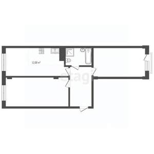 2-к квартира, вторичка, 75м2, 3/8 этаж