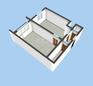 1-к квартира, вторичка, 63м2, 2/4 этаж