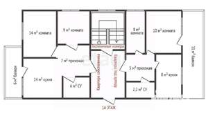 6-к квартира, вторичка, 200м2, 3/4 этаж