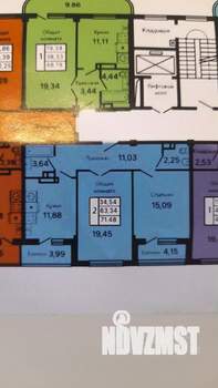 2-к квартира, вторичка, 72м2, 4/9 этаж