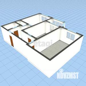 2-к квартира, вторичка, 62м2, 6/9 этаж