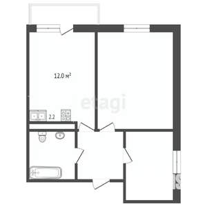 2-к квартира, вторичка, 61м2, 11/11 этаж