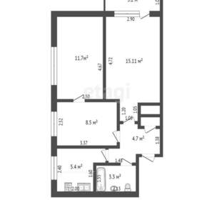 3-к квартира, вторичка, 50м2, 1/5 этаж