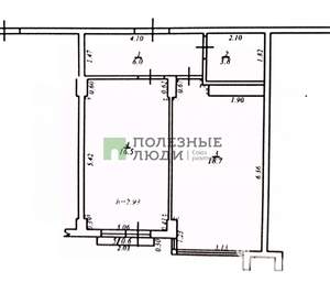 1-к квартира, вторичка, 45м2, 5/10 этаж