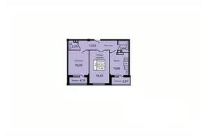 2-к квартира, вторичка, 71м2, 4/9 этаж