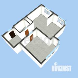 1-к квартира, вторичка, 57м2, 6/8 этаж