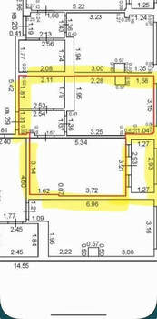 1-к квартира, вторичка, 43м2, 6/8 этаж