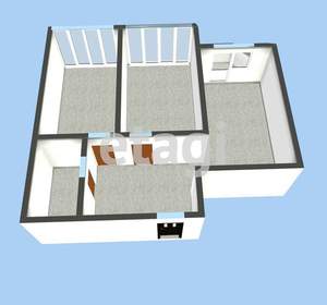 2-к квартира, вторичка, 77м2, 1/8 этаж