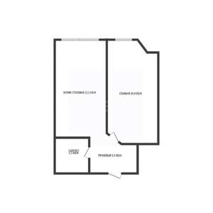 1-к квартира, вторичка, 55м2, 2/7 этаж