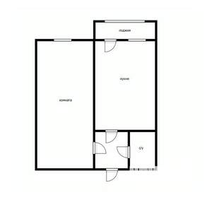 1-к квартира, вторичка, 38м2, 15/16 этаж