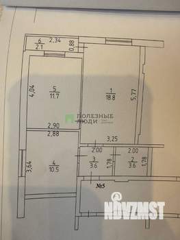 2-к квартира, вторичка, 48м2, 2/6 этаж