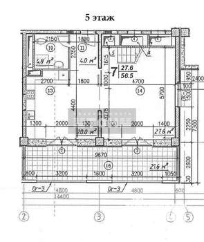 3-к квартира, вторичка, 243м2, 5/6 этаж