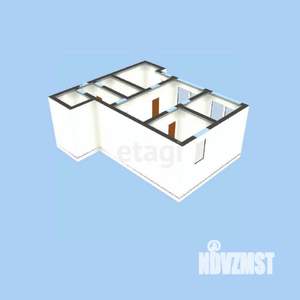 3-к квартира, вторичка, 83м2, 4/5 этаж