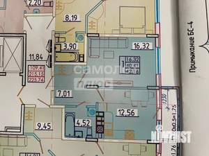 1-к квартира, вторичка, 40м2, 5/7 этаж