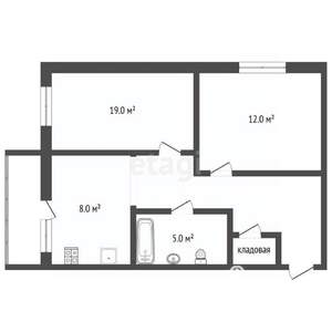2-к квартира, вторичка, 59м2, 13/16 этаж