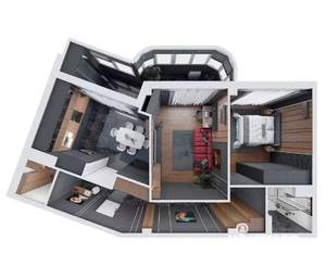 2-к квартира, вторичка, 75м2, 2/9 этаж