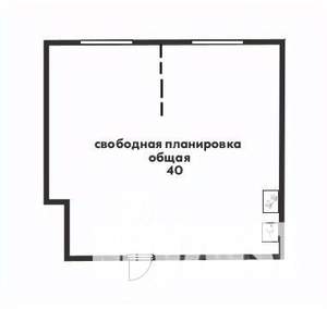1-к квартира, вторичка, 40м2, 4/4 этаж