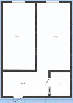 1-к квартира, вторичка, 52м2, 3/7 этаж